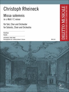 Missa solemnis c-Moll für Soli, gem Chor und Orchester Partitur