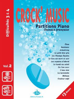 Cover Patrice Bourgčs-Rouault, Crock'music, Chansons Françaises Pour Piano - Piano