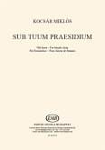 Kocsár Miklós Sub tuum praesidium for female choir Upper Voices