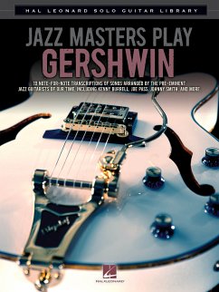 Cover George Gershwin, Jazz Masters Play Gershwin Gitarre Buch