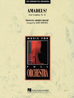Cover Wolfgang Amadeus Mozart, Amadeus! Orchestra Partitur + Stimmen