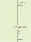 7 Aphorismen für 2 Violinen, Viola und Violoncello 4 Spielpartituren