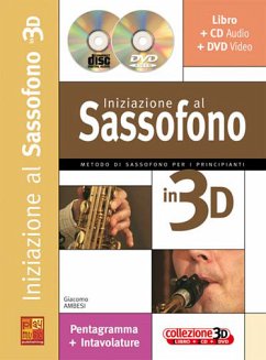 Cover Giacomo Ambesi, Iniziazione al Sax in 3D Saxophone Buch + CD + CD-ROM