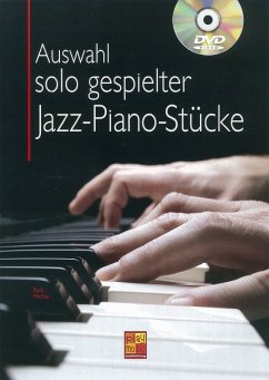 Cover Auswahl Solo Gespielter Jazz-Piano-Stucke Klavier Buch + DVD