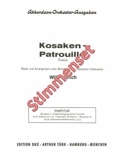 Kosaken-Patrouille für Akkordeonorchester Stimmenset