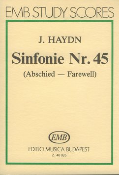 Symphony in f-Sharp Minor no.45 Hob.I:45 for orchestra study score