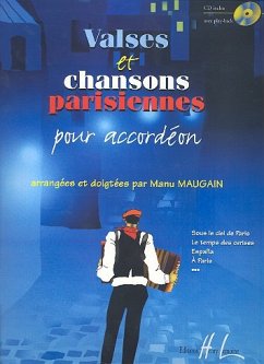 Cover Valses et chansons parisiennes (+CD) pour accordeon