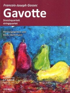 Cover Gavotte für Streichquartett Partitur und Stimmen