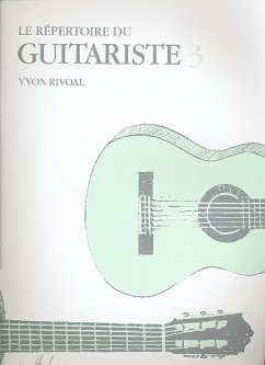 Cover Le repertoire du guitariste vol.3
