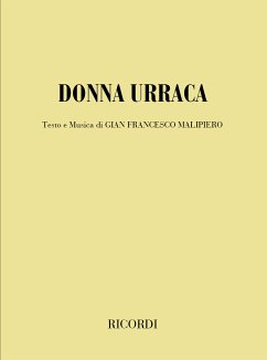 Cover G.F. Malipiero Donna Urraca Books (Opera)