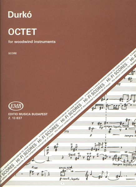 Durkó Zsolt Octet for woodwind instruments Chamber Music for Woodwind Ensemble Durkó Zsolt Octet for woodwind instruments Chamber Music for Woodwind Ensemble