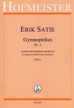 Cover Gymnopedies Nr.1 für Kontrabass und Klavier
