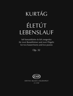 Cover György Kurtág Lebenslauf Op 32 2 Horns and 2 Pianos