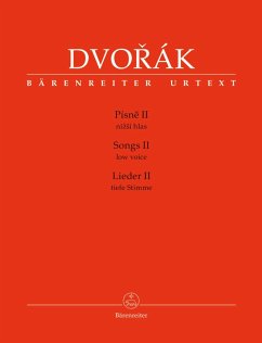 Lieder Band 2 für Gesang (tief) und Klavier (dt/tschech/en)