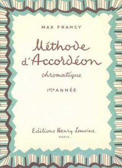 Cover FRANCY Max Méthode d'accordéon chromatique accordéon chromatique Partition