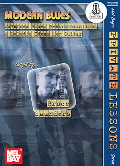 Cover Modern Blues Book With Online Audio