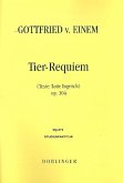 Tier-Requiem op.104 für Soli, gem Chor und Orchester Studienpartitur