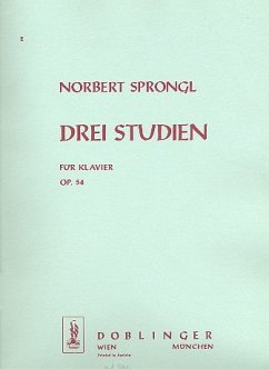 Cover 3 Studien op.54 für Klavier