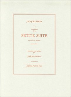 Cover 5 Pičces de la Petite suite en 15 images pour guitare