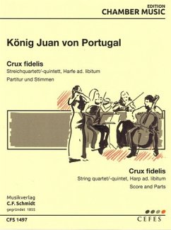 Cover Crux fidelis für 4-5 Streicher (Harfe ad lib) Partitur und Stimmen