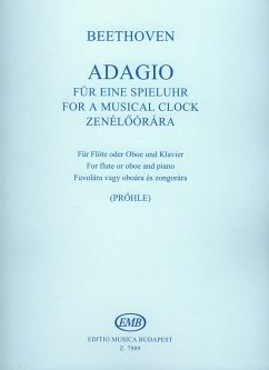 Cover Adagio für eine Spieluhr für Flöte (Oboe) und Klavier