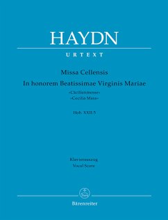 Missa cellensis Hob.XXII:5 für Soli (SATB), gem Chor und Orchester Partitur