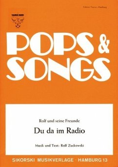 Cover Zuckowski, Du da im Radio Gesang, Klavier