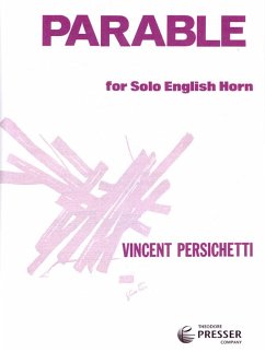 Vincent Persichetti Parable for Solo English Horn Englischhorn Solostimme