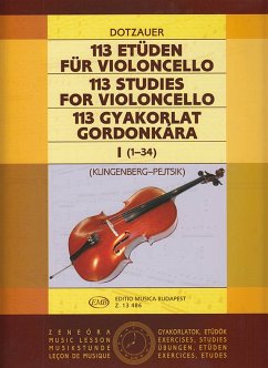 Cover 113 Etüden Band 1 (Nr.1-34) für Violoncello
