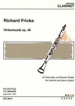 Cover Hirtenmusik für Klarinette und Klavier (Orgel)