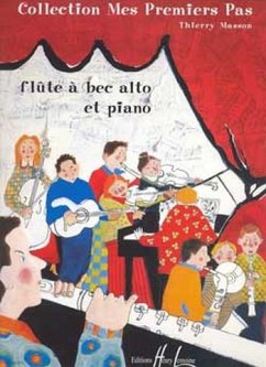 MASSON Thierry Mes premiers pas flűte ŕ bec alto et piano Partition