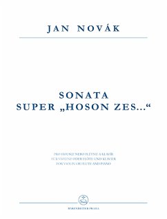 Sonata super Hoson zes für Violine (Flöte) und Klavier Stimmen