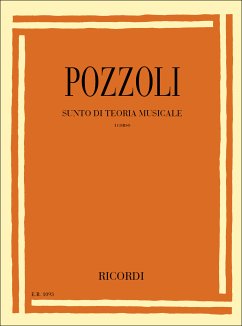 Cover E. Pozzoli Sunto Di Teoria Musicale Opere Teoriche