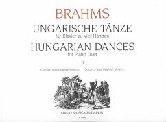 Cover Ungarische Tänze Band 2 für Klavier zu 4 Händen