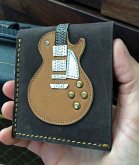 Honey Burst Single Cutaway Electric Guitar Wallet Geschenk