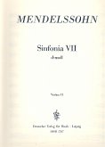 Sinfonia d-Moll Nr.7 für Streichorchester Violine 2