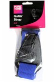 Pure Tone 2 Inch Nylon Guitar Strap Blue