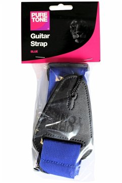 Cover Pure Tone 2 Inch Nylon Guitar Strap Blue