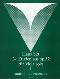 Cover 24 Etüden aus op.32 Band 1 für Viola