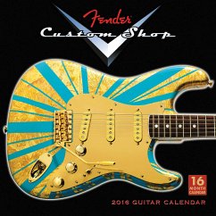 Cover Fender Custom Shop 2016 16-Month Wall Calendar