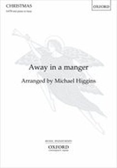 Away in a Manger for mixed chorus score