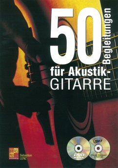 Cover 50 Begleitungen für Akustik-Gitarre Acoustic Guitar Buch + CD + CD-ROM