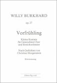 VORFRUEHLING OP.27 KLEINE KANTATE FUER GEM CHOR UND STREICHORCHESTER KLAVIERAUSZUG (DT)