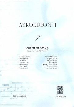 Cover Sieben auf einen Schlag Band 2 für Akkordeon Akkordeon 2
