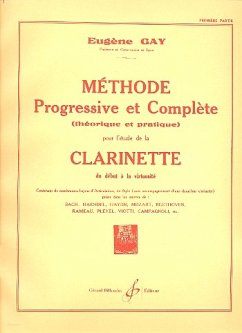 Méthode progressive et complčte vol.1 pour clarinette