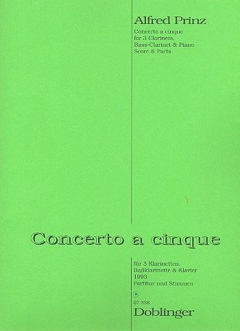 Concerto ŕ 5 für 3 Klarinetten, Baßklarinette und Klavier Concerto ŕ 5 für 3 Klarinetten, Baßklarinette und Klavier