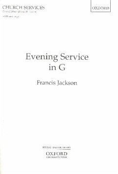 Evening Service in G for mixed chorus and organ chorus score