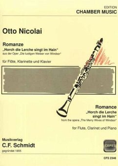 Cover Horch die Lerche singt im Hain für Flöte, Klarinette und Klavier