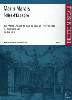 Cover Folies d'espagne für Violoncello solo