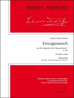 Einzugsmarsch aus der Zigeunerbvaron für Orchester Stimmenset (Harmonie und 4-3-2-2-1)